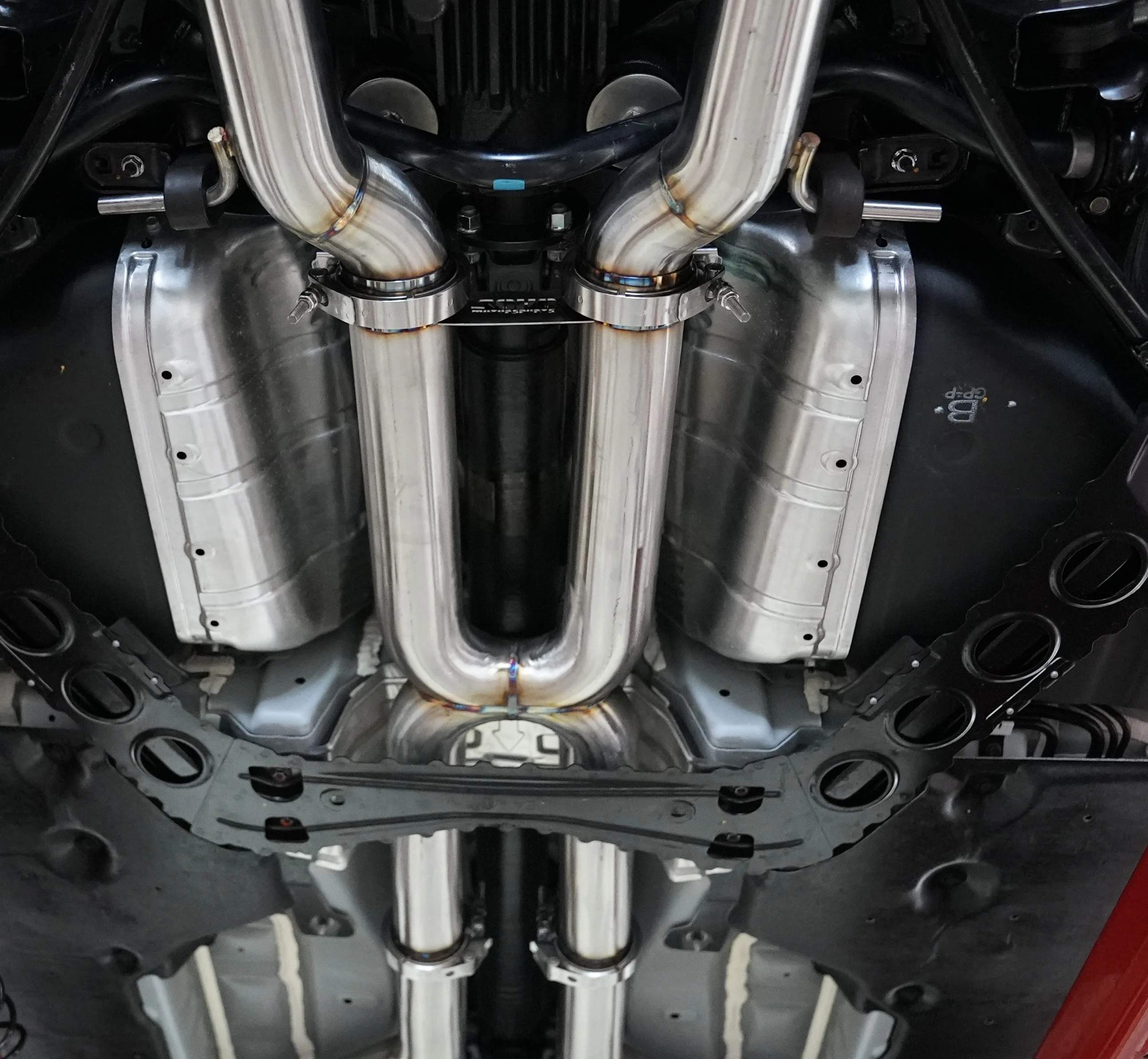 SOHO Motorsports Nissan Z, Q50, and Q60  3" Dual Exit Exhaust System - Image 4