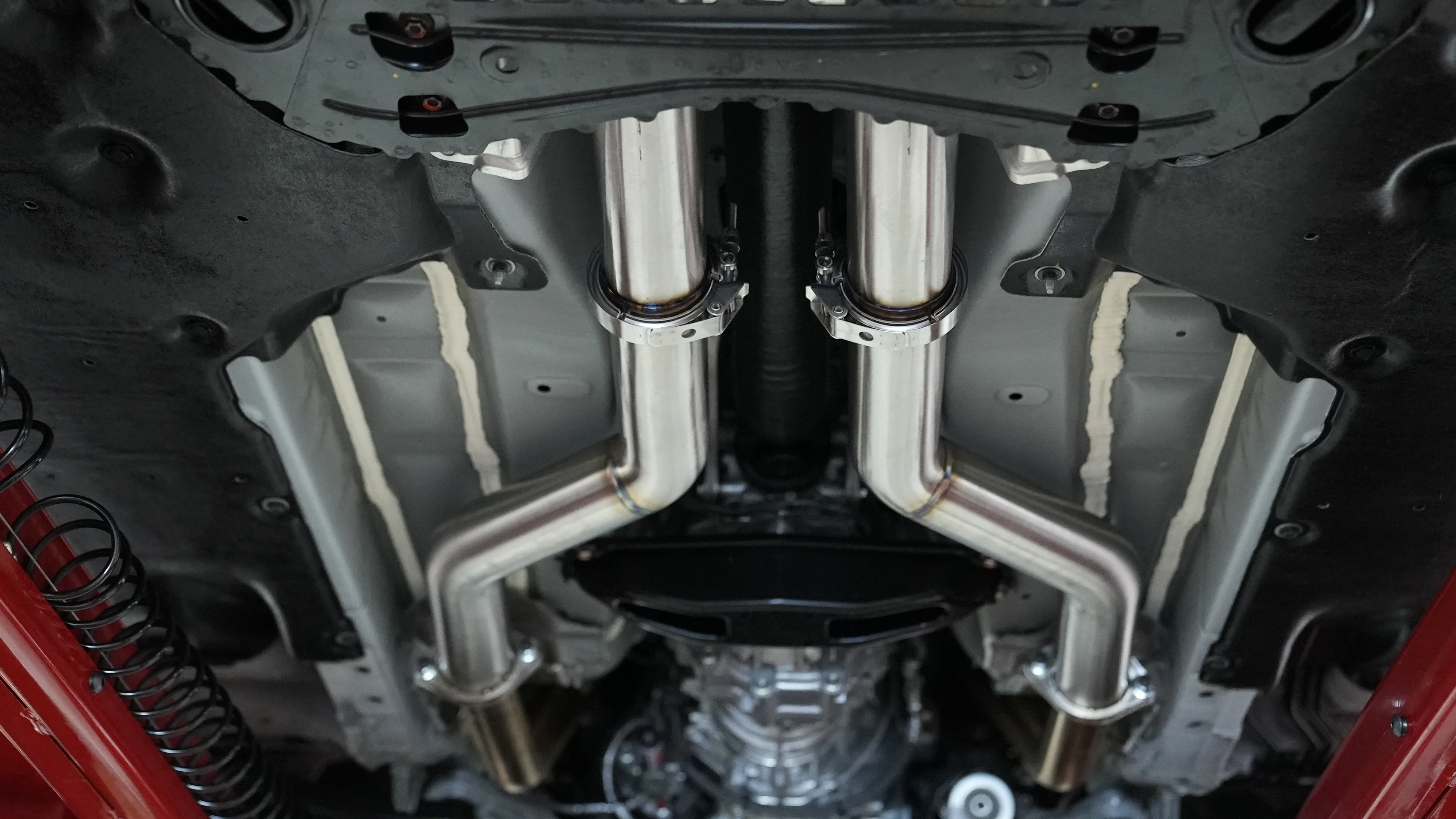 SOHO Motorsports Nissan Z, Q50, and Q60  3" Dual Exit Exhaust System - Image 5
