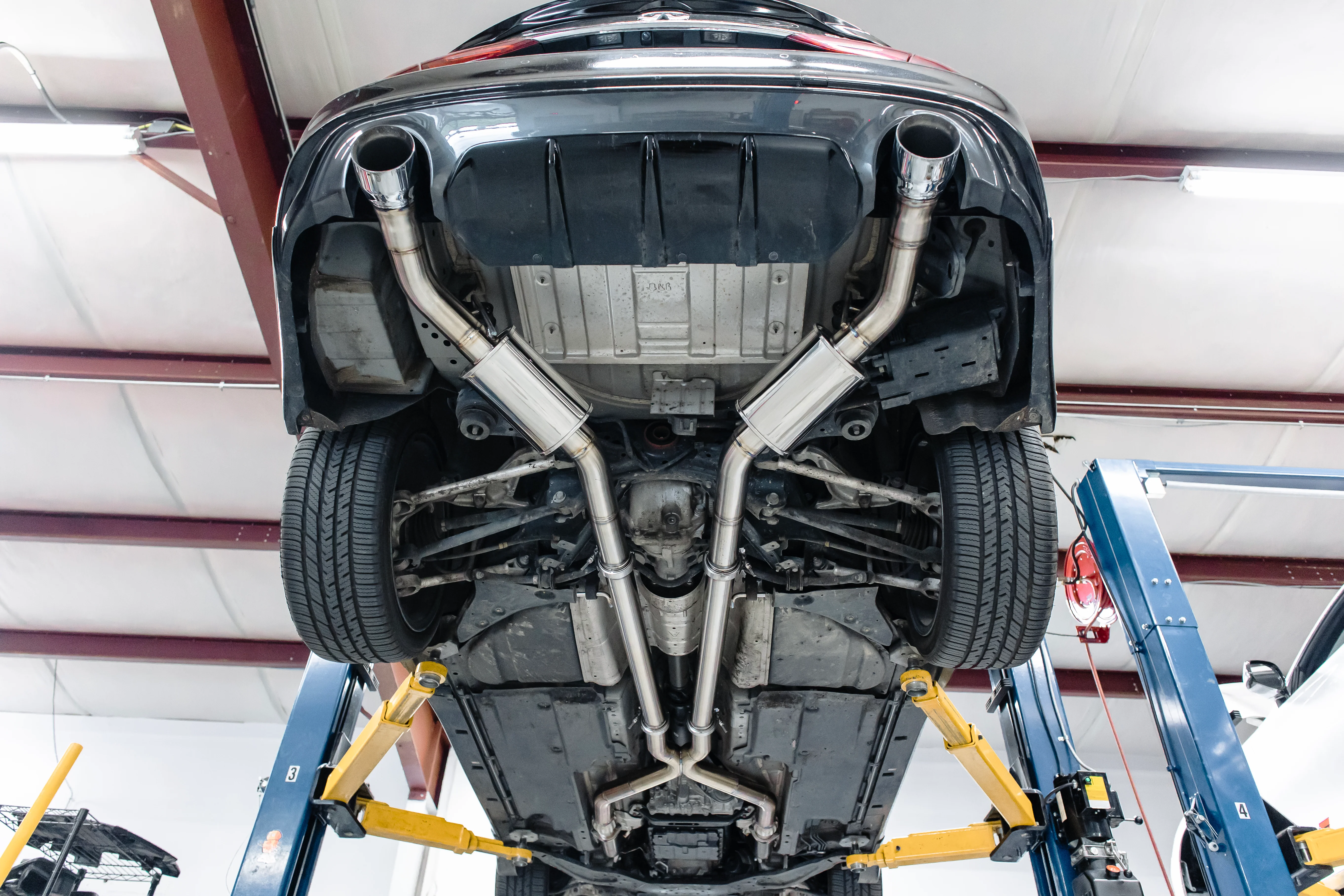 SOHO Motorsports Nissan Z, Q50, and Q60  3" Dual Exit Exhaust System - Image 8