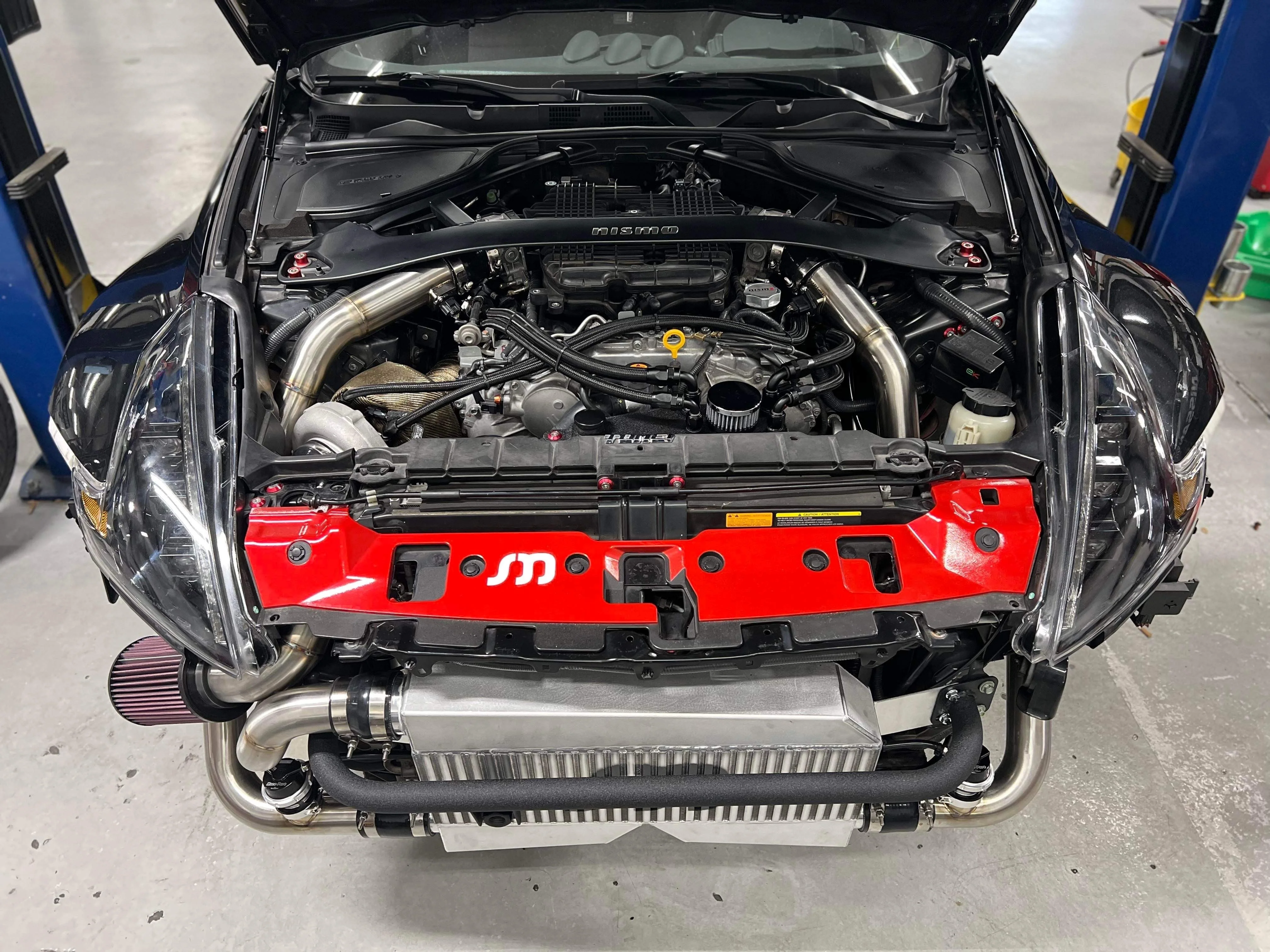 SOHO Motorsports VQ37VHR Top Mount Single Turbo Kit (Stage 1)