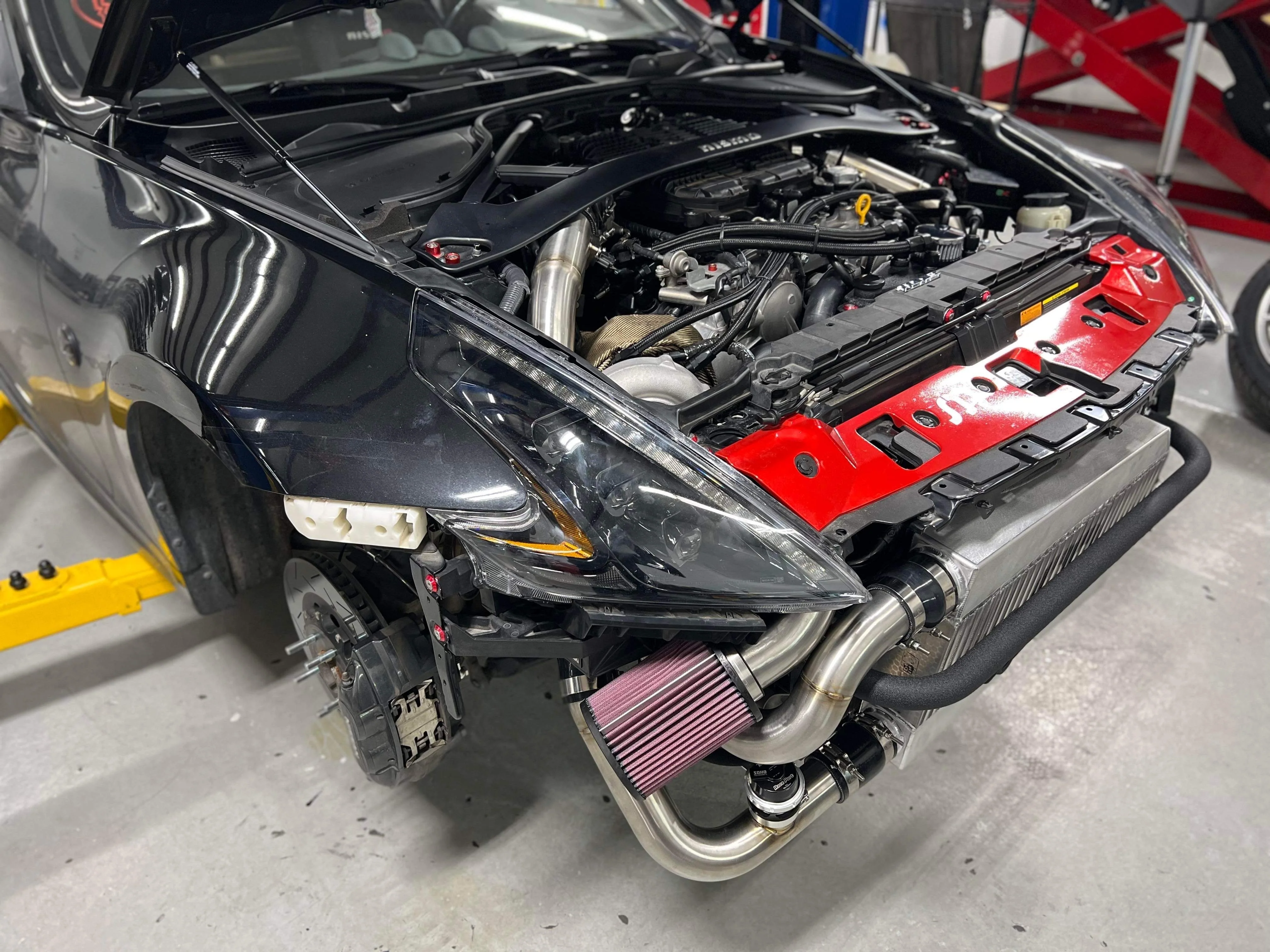 SOHO Motorsports VQ37VHR Top Mount Single Turbo Kit (Stage 1) - Image 3